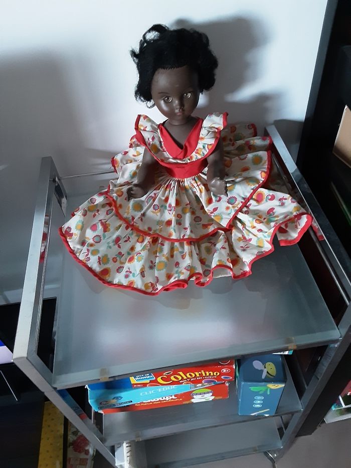 Poupée  marque bella de 30 cm avec sa robe - photo numéro 5