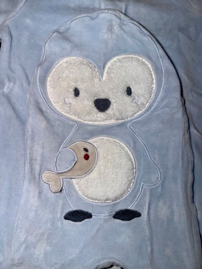 Pyjama velours Sergent Major  3 mois - photo numéro 2