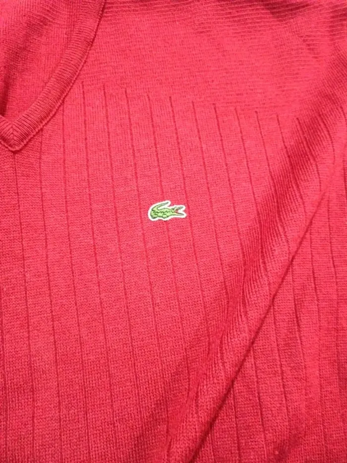C50 pull bordeaux Lacoste XL - photo numéro 4