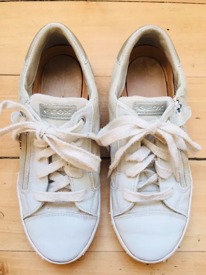 Lot Sneakers Geox + tongs Lulu castagnette - photo numéro 2