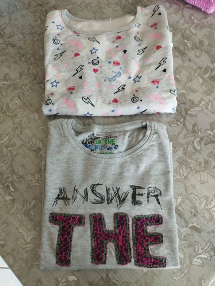 Lot de 2 pièces usagées 9 à 12 ans fille