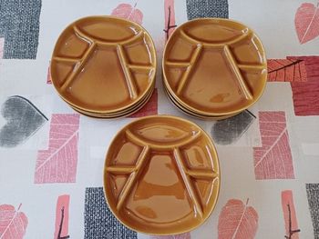 12 assiette à fondu longchamp