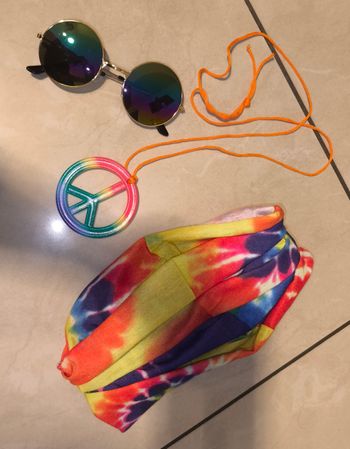 Lot accessoires hippie peace and love