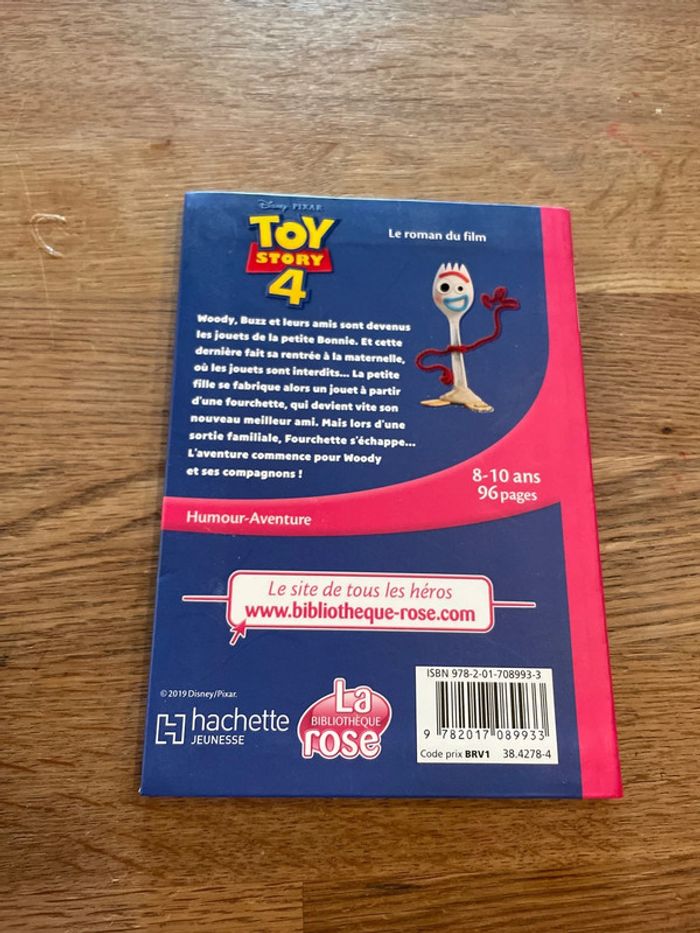 Livre La bibliothèque rose Disney Toy Story 4 Le roman du film - photo numéro 3
