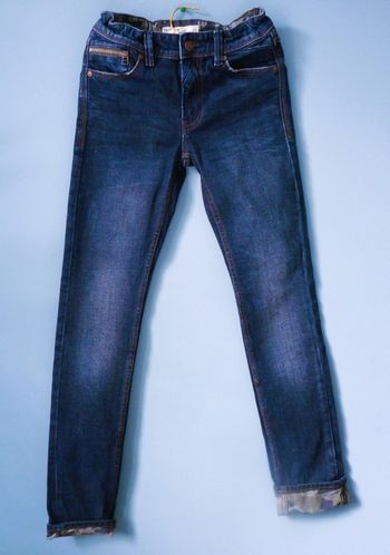 Jean garçon Teddy Smith 12 ans pantalon bleu brut neuf