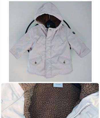 18 mois manteau chaud intérieur doublé polaire Petit bateau