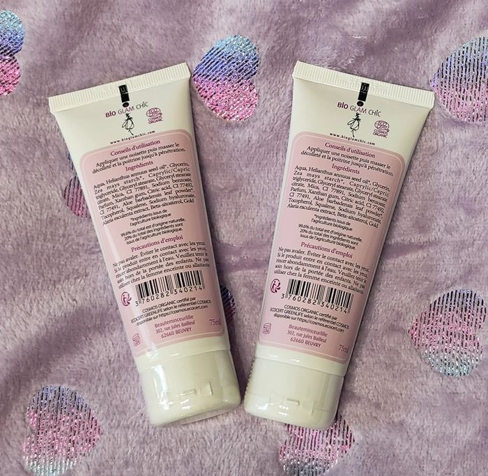 Lot de 2 tubes de Crème buste à l'or Bio Glam Chic - photo numéro 2