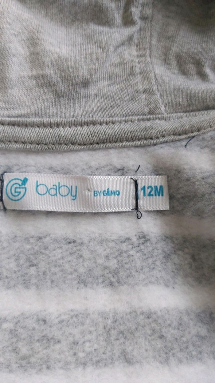 Gilet neuf taille 12 mois Gemo - photo numéro 3