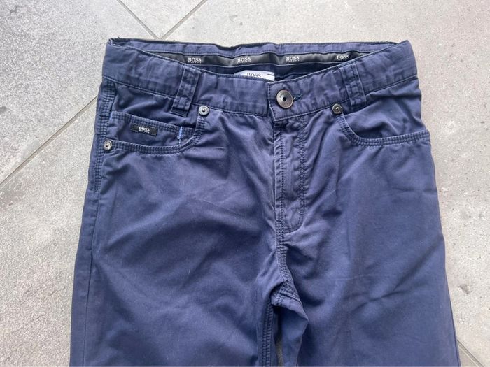Pantalon hugo boss 10 ans slim fit tbe  Bleu marine - photo numéro 2