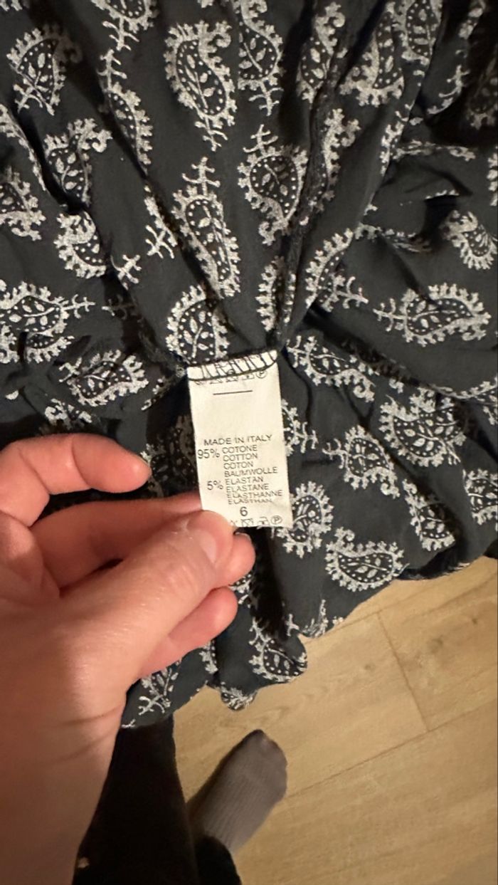 🖤🤍 Robe noire et blanche à motifs – Taille 40 – Très bon état 🤍🖤 - photo numéro 6