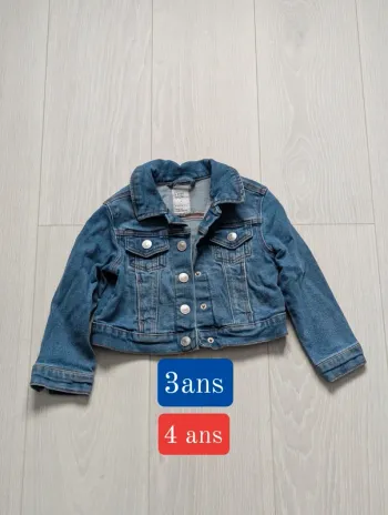 Veste en jean fille 3 - 4 ans 104cm