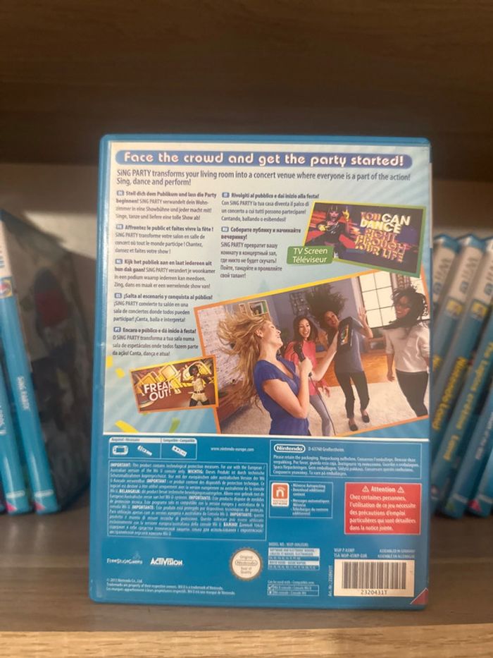 Sing party jeu Wii u chansons chant - photo numéro 3