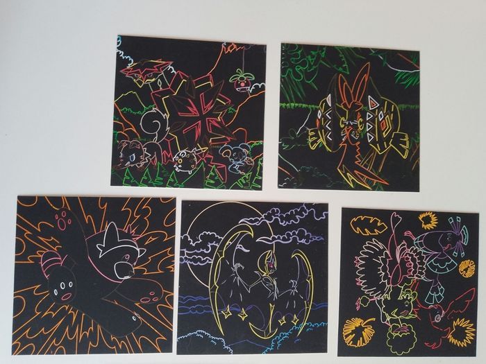 Lot de 7 cartes à gratter Pokémon - photo numéro 2