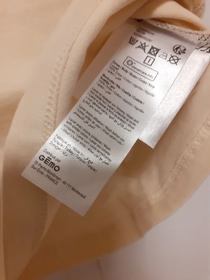 Tee-shirt  crème  taille L gemo - photo numéro 5