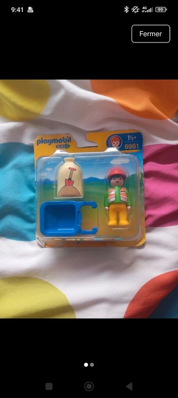 Playmobil 1 2 3 travaux 