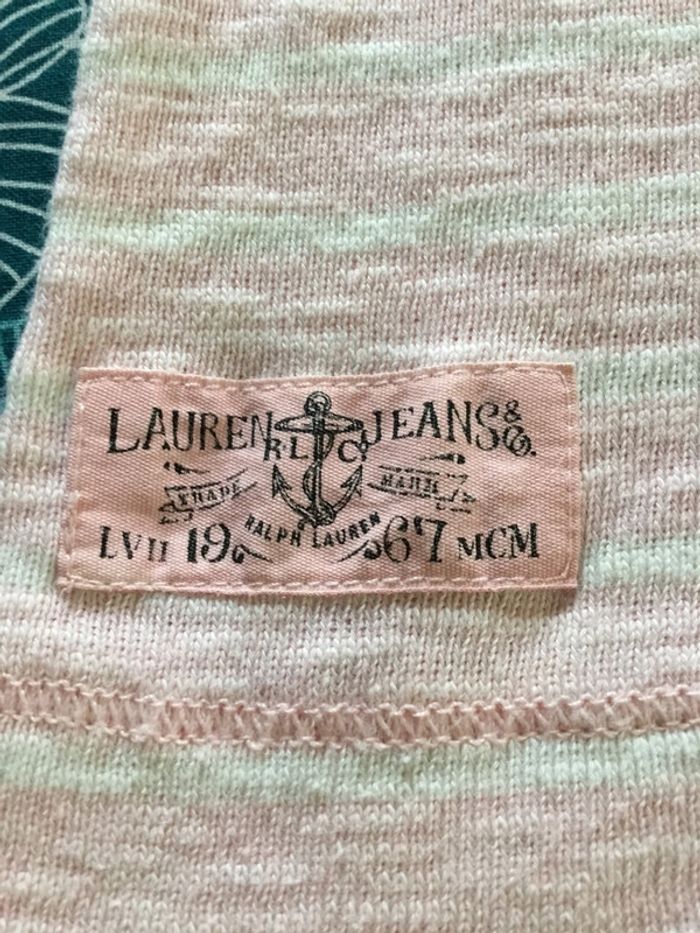 Sweat 1/4 zip à capuche manches 3/4 pour femme Lauren jeans co Ralph Lauren rose taille XL 090 - photo numéro 5