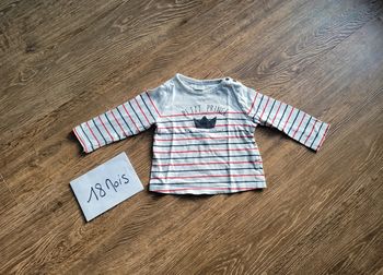 Tee-shirt manches longues 18 mois tape à l'oeil