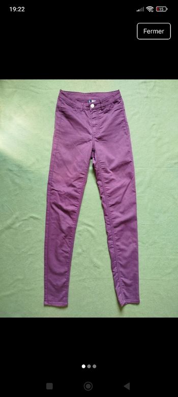 Pantalon bordeaux