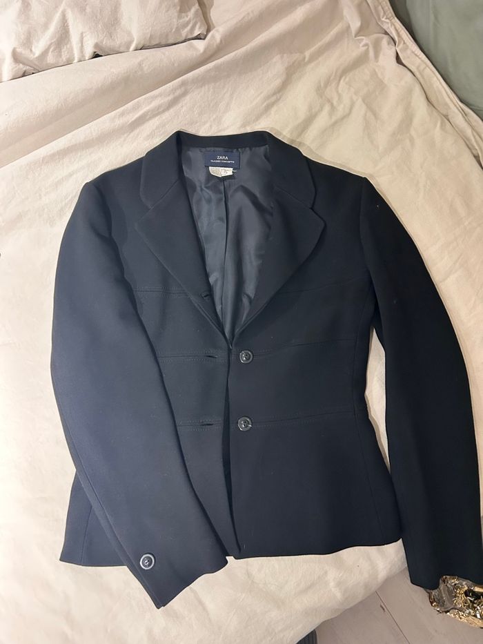 Blazer noir cintré