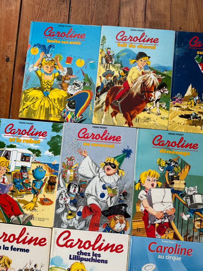 État satisfaisant moyen lot de 11 livres albums Caroline vintage Pierre Probst - photo numéro 4