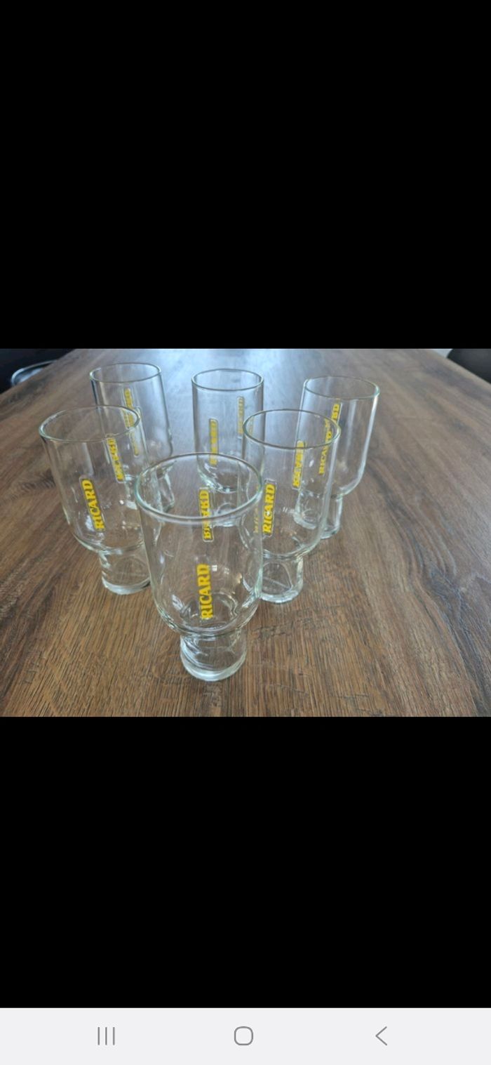 Lot de 6 verres Ricard collection "Mathieu Lehanneur" - photo numéro 2