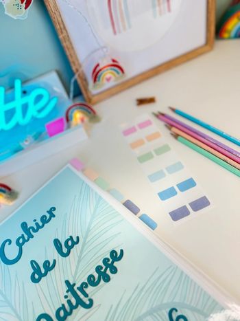 Un feuillet de 12 onglets
