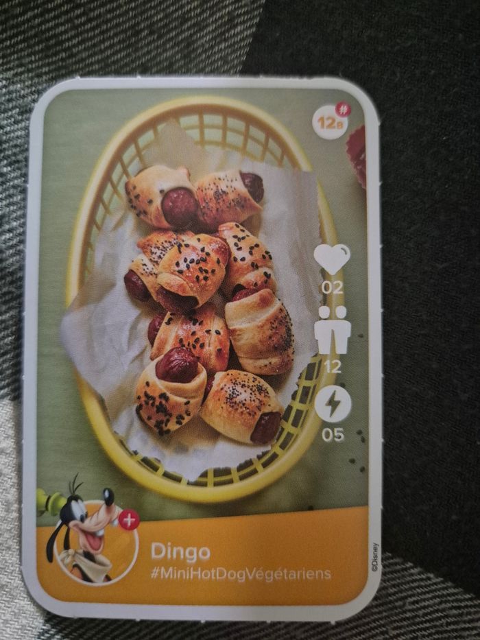 Carte Carrefour Cuisinons en famille avec Disney
12B Dingo