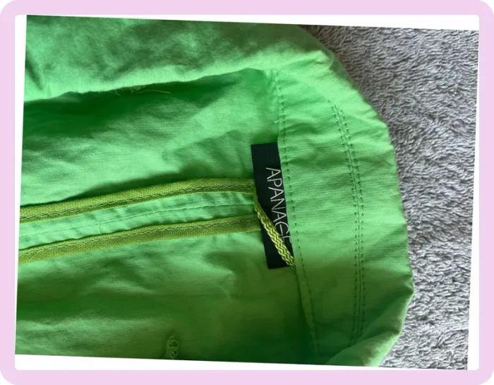 🍃 Veste légère Apanage – Taille 42/44 – Verte, épaules légèrement rembourrées 🍃 - photo numéro 4
