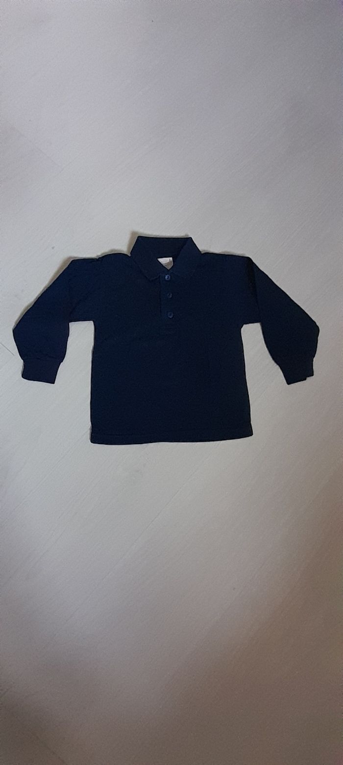 Polo manches longues T 24 mois