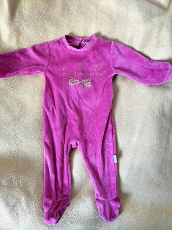 Pyjamas rose/ noeud doré