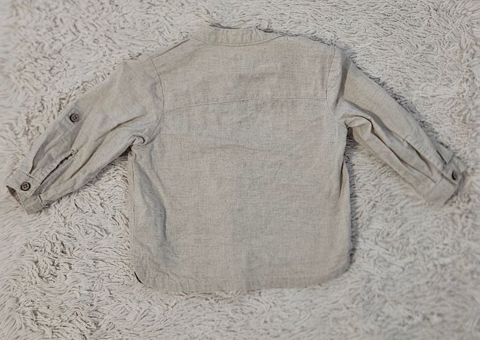 Tenue chemise en lin 6 mois - photo numéro 3