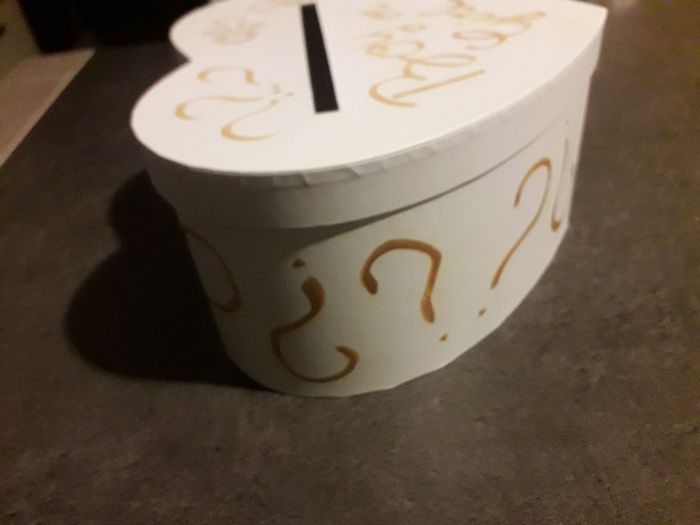 Boite, urne gender reveal - photo numéro 2