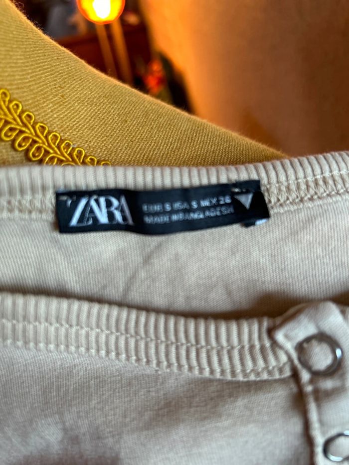 Zara t shirt manches courtes taille s - photo numéro 5