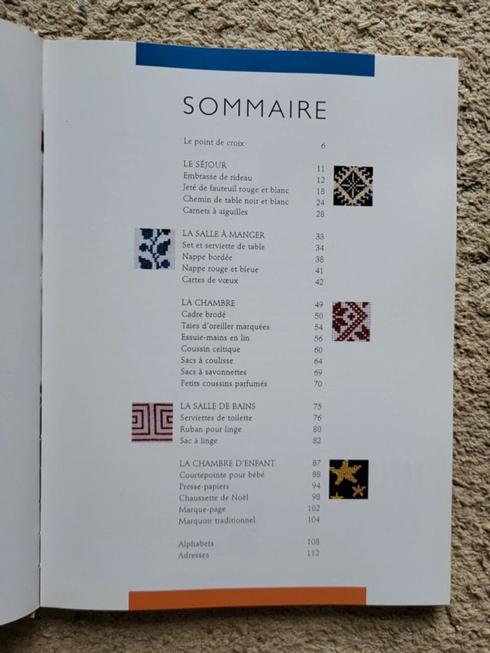 Lot de 2 livres de créations au point de croix DMC - Parfait état - photo numéro 16