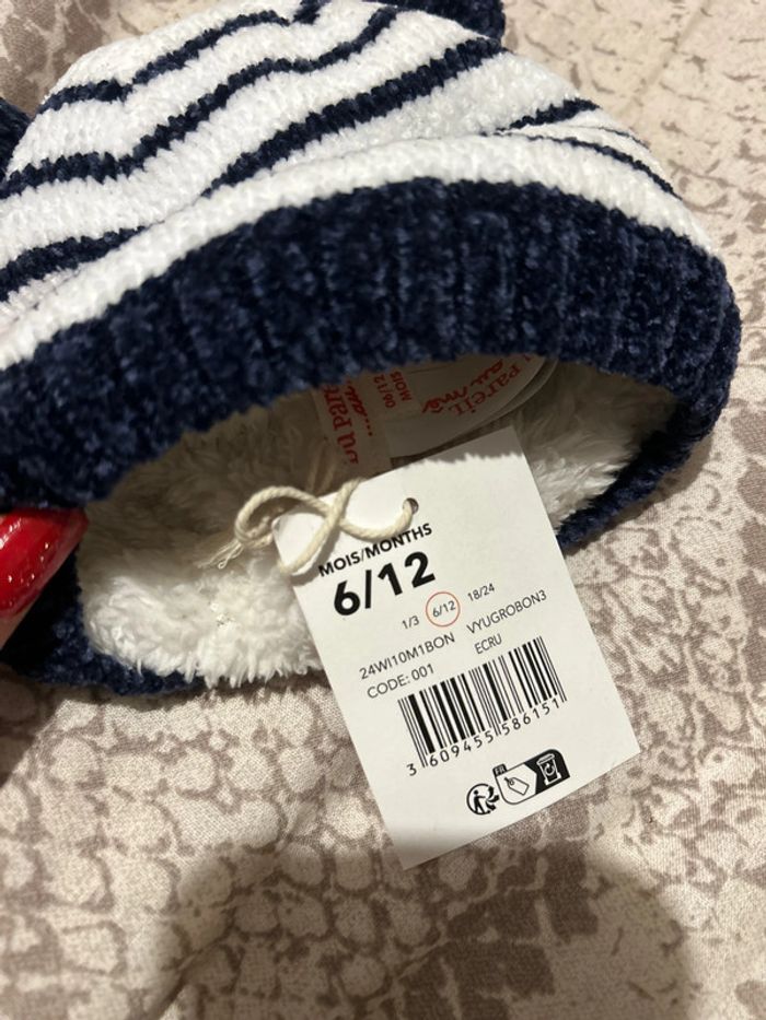 Bonnet hiver oreille ours NEUF - photo numéro 4