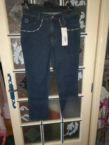 Jeans blue diamond
