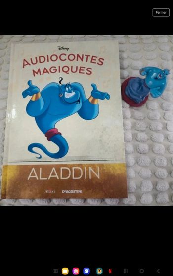 4Ēme audioconte magique collection altaya deagostini livre et figurine disney audio conte magic