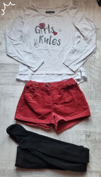 Ensemble 3 pièces hiver 8 ans fille