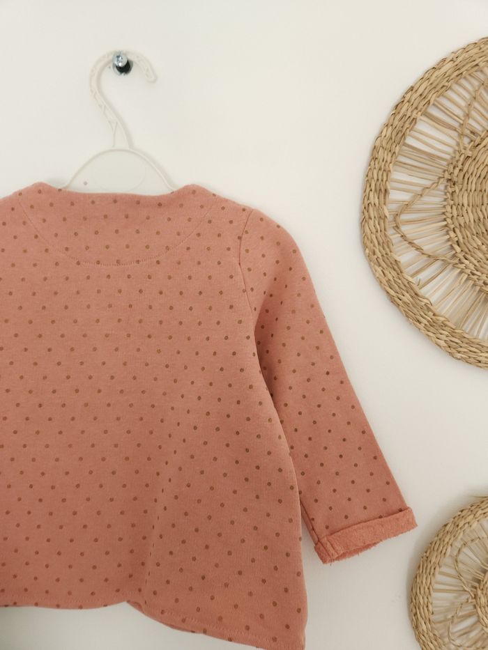 Gilet rose à pois dorés Tape à l'œil 23 Mois - photo numéro 6