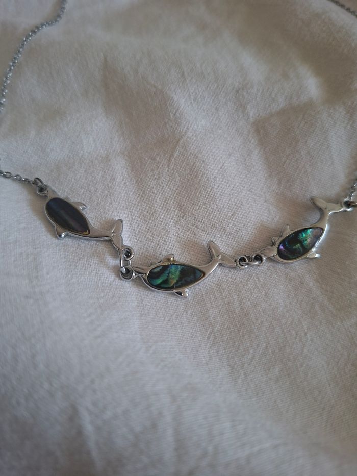 Collier 3 dauphins - photo numéro 3