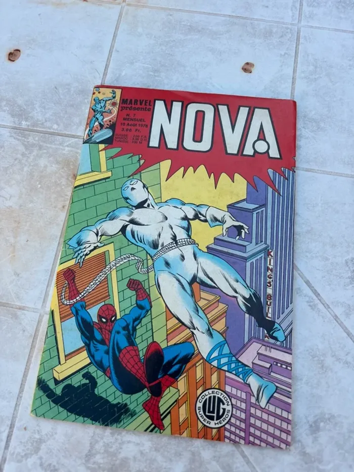 Nova n°7 – Éditions Lug 1978 – BD Marvel vintage + Spider-Man