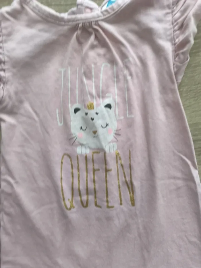 Barboteuse pyjama short 9 mois chat tex - photo numéro 2