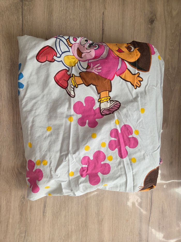 💜🌸 housse de matelas une personne Dora 🌸💜 - photo numéro 2