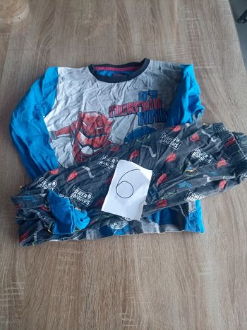 Ensemble pyjama spiderman