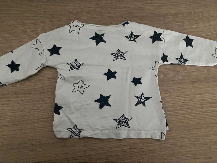 Lot 5 t-shirts manches longues 6 mois - photo numéro 12