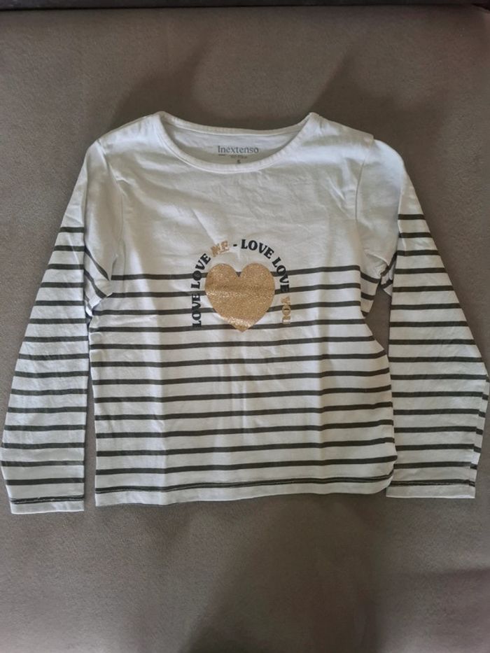 T shirt manche longue taille 5 ans