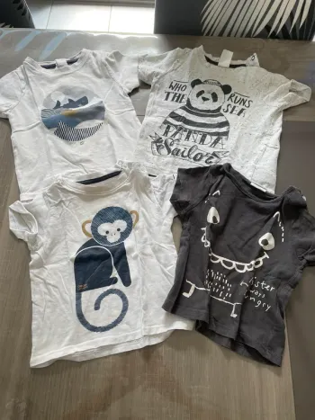 Lot tee shirt 6 mois garçon