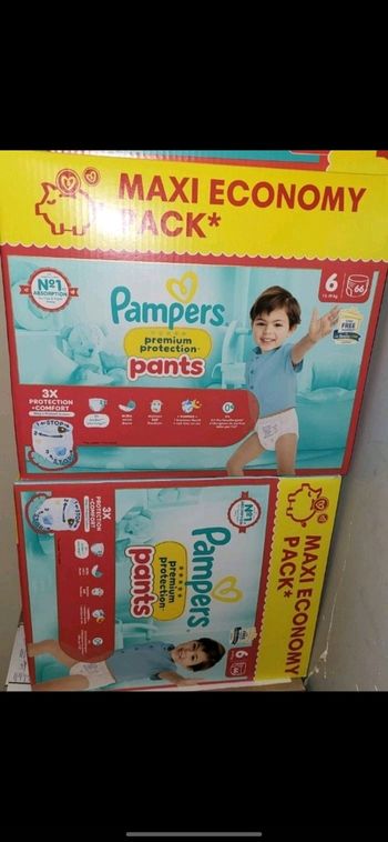 Couches pampers premium protection pants T6