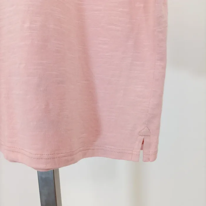 Polo Rose clair 100% coton - léger, Taille M - A398 - photo numéro 4