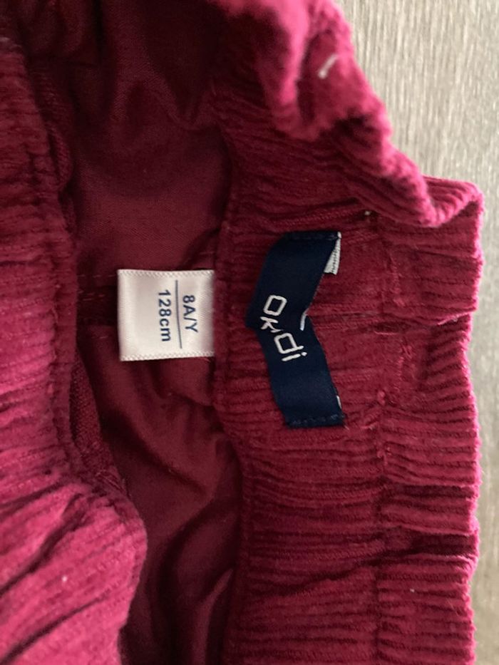 Short en velours Okaidi 8 ans - photo numéro 2